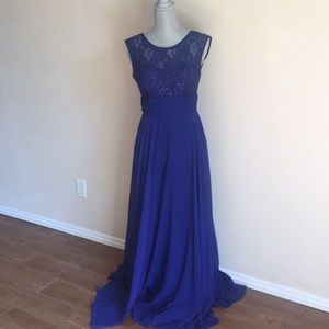 Small Royal  Blue Bridesmaid Dress 👗